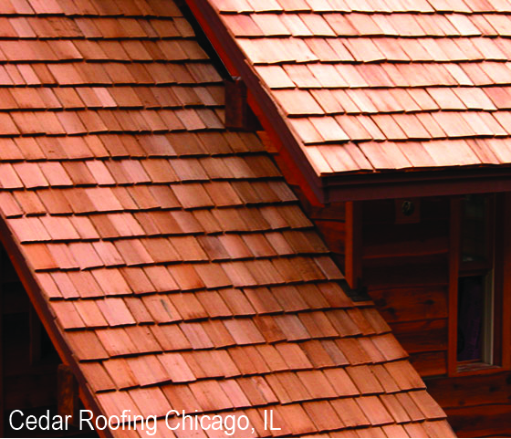 close up colors of a new cedar shake shingle roof