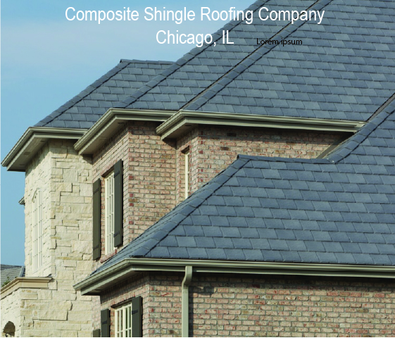 Dark Gray Synthetic Davinci Composite Shingle Roof, stunning home in Chicago IL