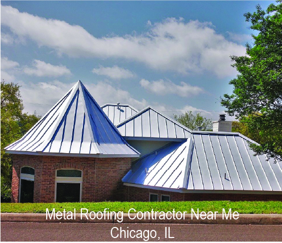 Beautiful new metal roof for home